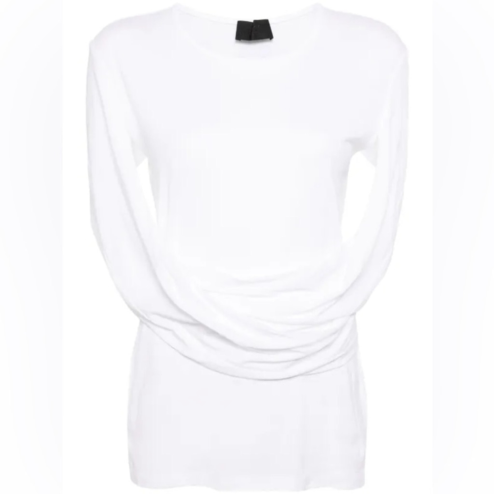 Puppets And Puppets Straightjacket cotton top White Designer New Without Tag M